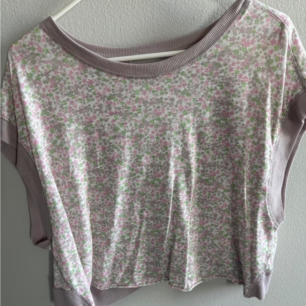 Free People Movement! Rare Print! My Time Open back top